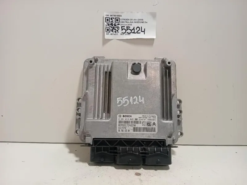 Centralina Iniezione 9678615580 Citroen C5 III 2008