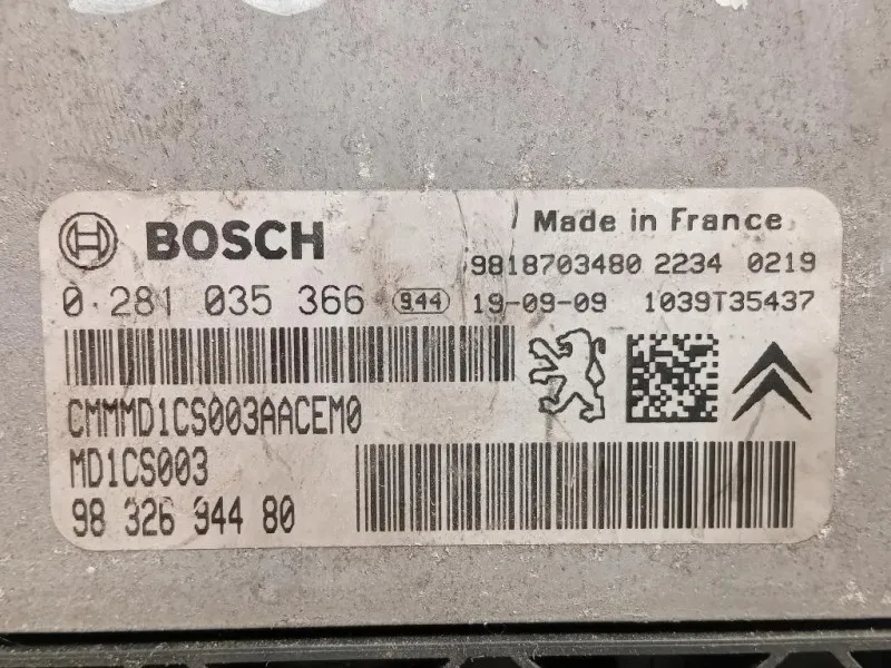 Centralina Iniezione 9832694480 Citroen C5 Aircross 2018