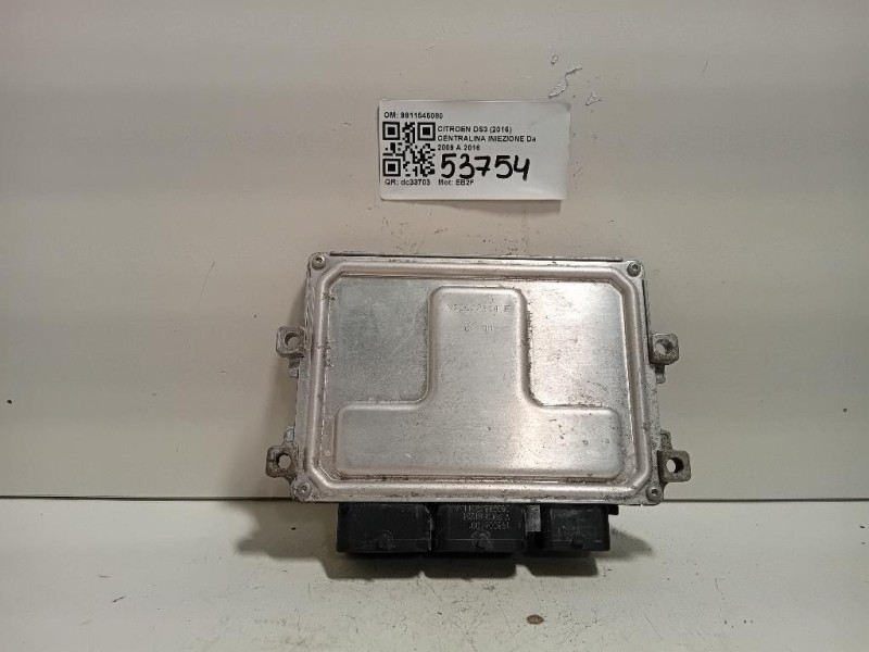 Centralina Iniezione 9811545080 Citroen DS3 2016