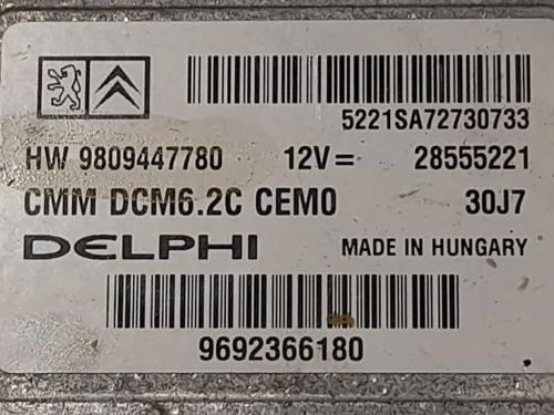 Centralina Iniezione 9692366180 Citroen Jumper III 2014