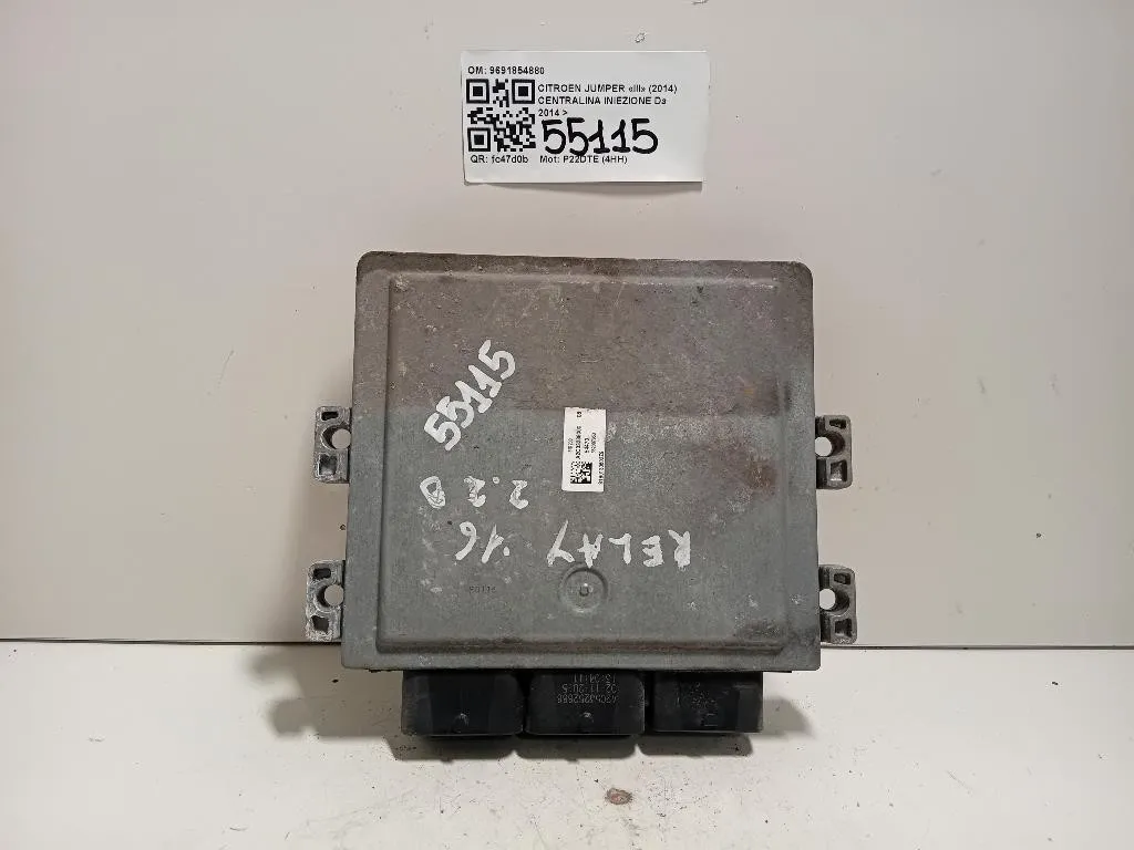 Centralina Iniezione 9691854880 Citroen Jumper III 2014