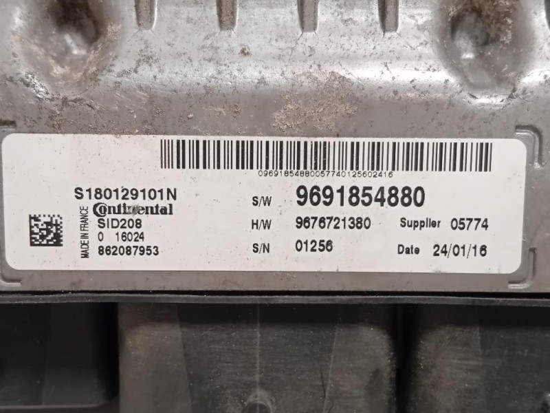 Centralina Iniezione 9691854880 Citroen Jumper III 2014