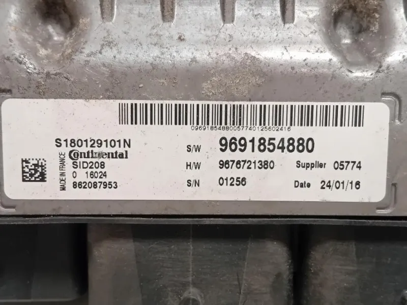 Centralina Iniezione 9691854880 Citroen Jumper III 2014