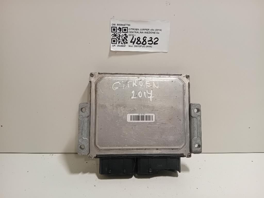 Centralina Iniezione 9809447780 Citroen Jumper III 2014