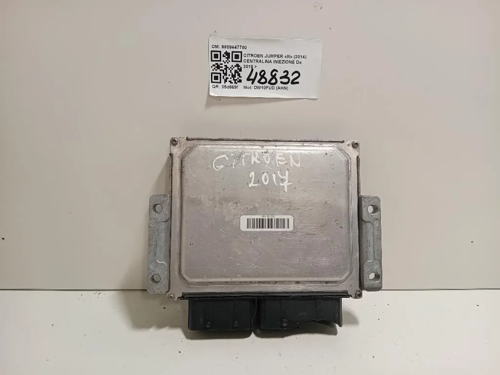 Centralina Iniezione 9809447780 Citroen Jumper III 2014