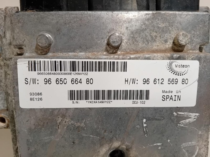 Centralina Iniezione 9665066480 Citroen Jumper III 2014