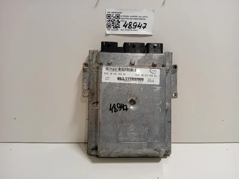 Centralina Iniezione 9665066480 Citroen Jumper III 2014
