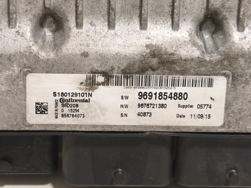 Centralina Iniezione 9691854880 Citroen Jumper III 2014