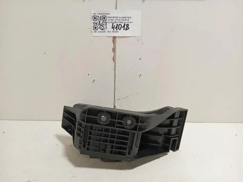 Pedale Acceleratore A2043000200 Mercedes Classe GLE W166 2015