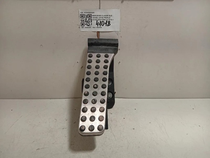 Pedale Acceleratore A2043000200 Mercedes Classe GLE W166 2015
