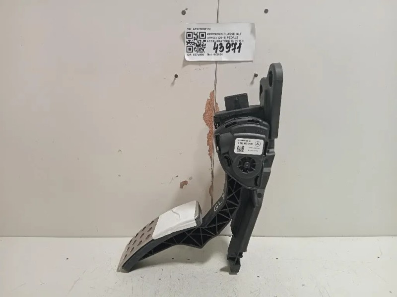 Pedale Acceleratore A2923000100 Mercedes Classe GLE W166 2015