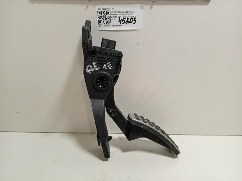 Pedale Acceleratore A2923000100 Mercedes Classe GLE W166 2015