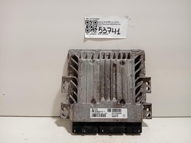 Centralina Iniezione 237104454R Dacia Duster I 2014