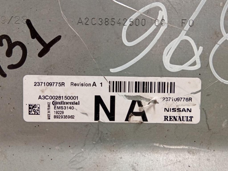 Centralina Iniezione 237109776R Dacia Duster II 2018