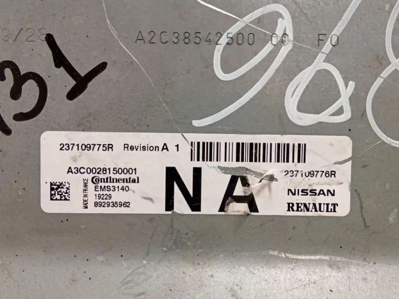 Centralina Iniezione 237109776R Dacia Duster II 2018