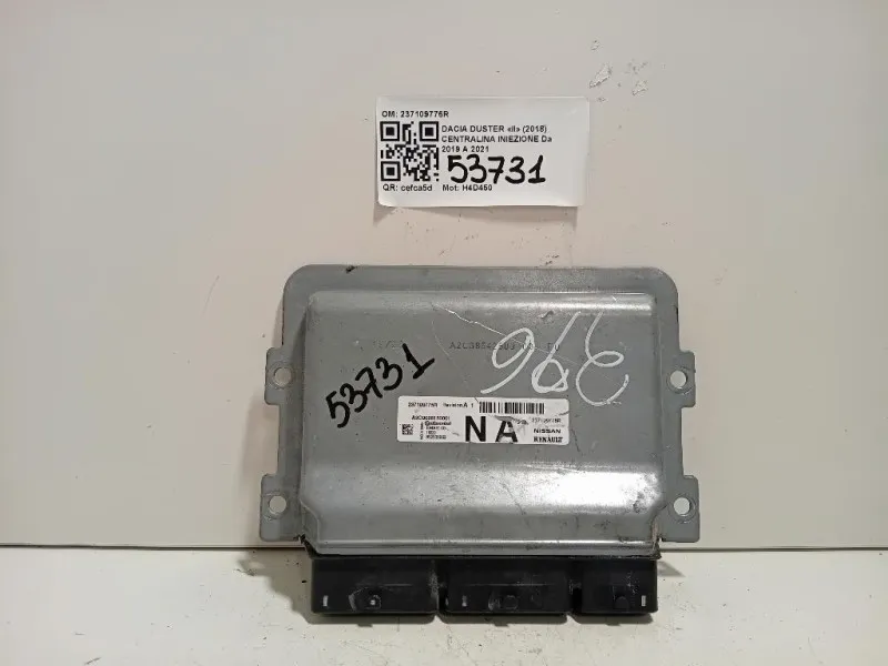 Centralina Iniezione 237109776R Dacia Duster II 2018
