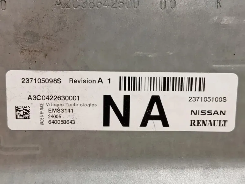 Centralina Iniezione 237105100S Dacia Duster II 2021