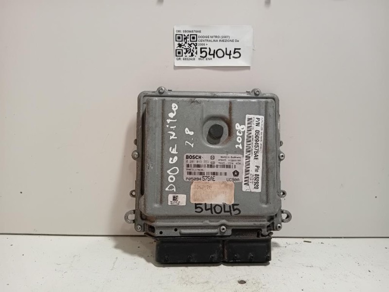 Centralina Iniezione 05094575AE Dodge Nitro 2007