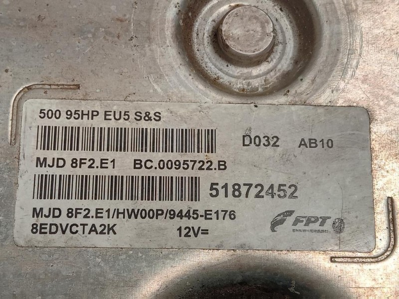 Centralina Iniezione 51872452 Fiat 500 II 2008