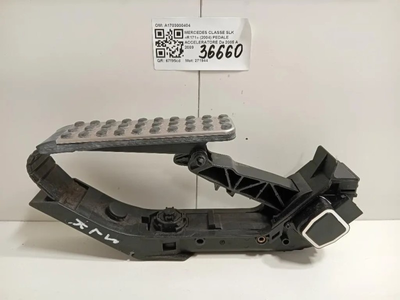 Pedale Acceleratore A1703000404 Mercedes Classe SLK R171 2004