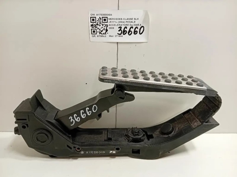 Pedale Acceleratore A1703000404 Mercedes Classe SLK R171 2004