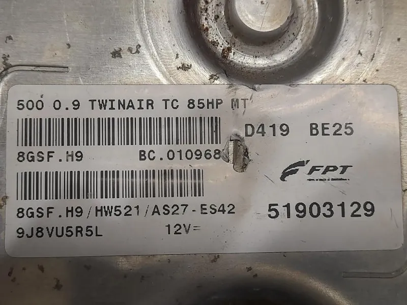 Centralina Iniezione 51903129 Fiat 500 II 2008