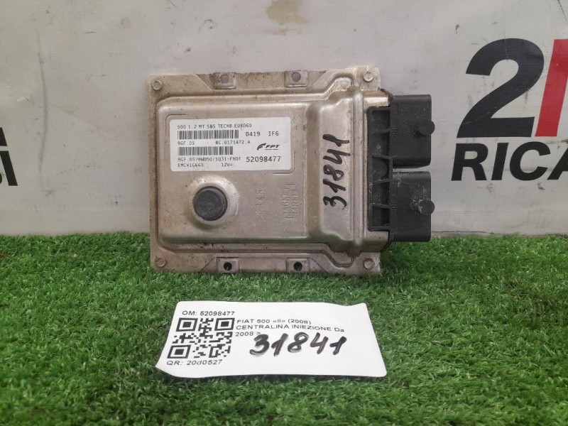 Centralina Iniezione 52098477 Fiat 500 II 2008