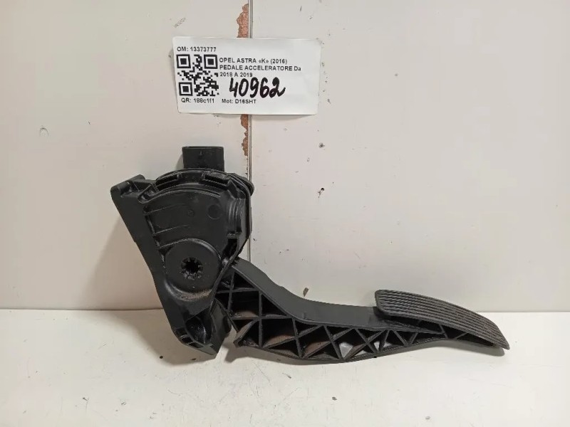 Pedale Acceleratore 13373777 Opel Astra K 2016