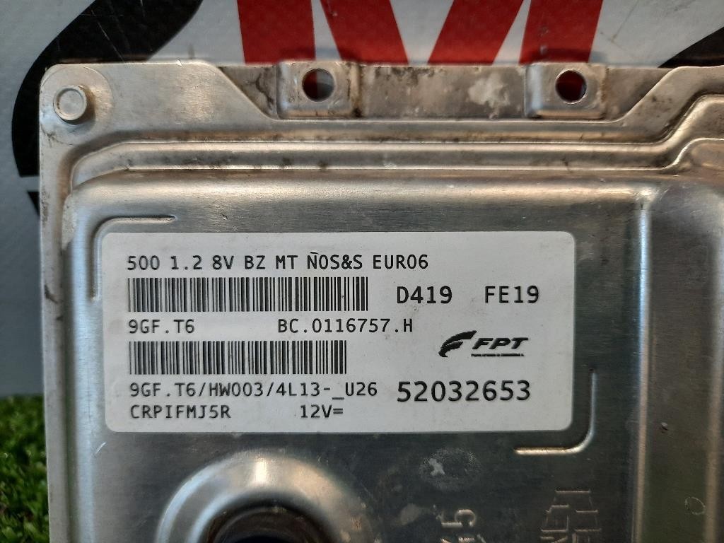 Centralina Iniezione 52032653 Fiat 500 II 2015