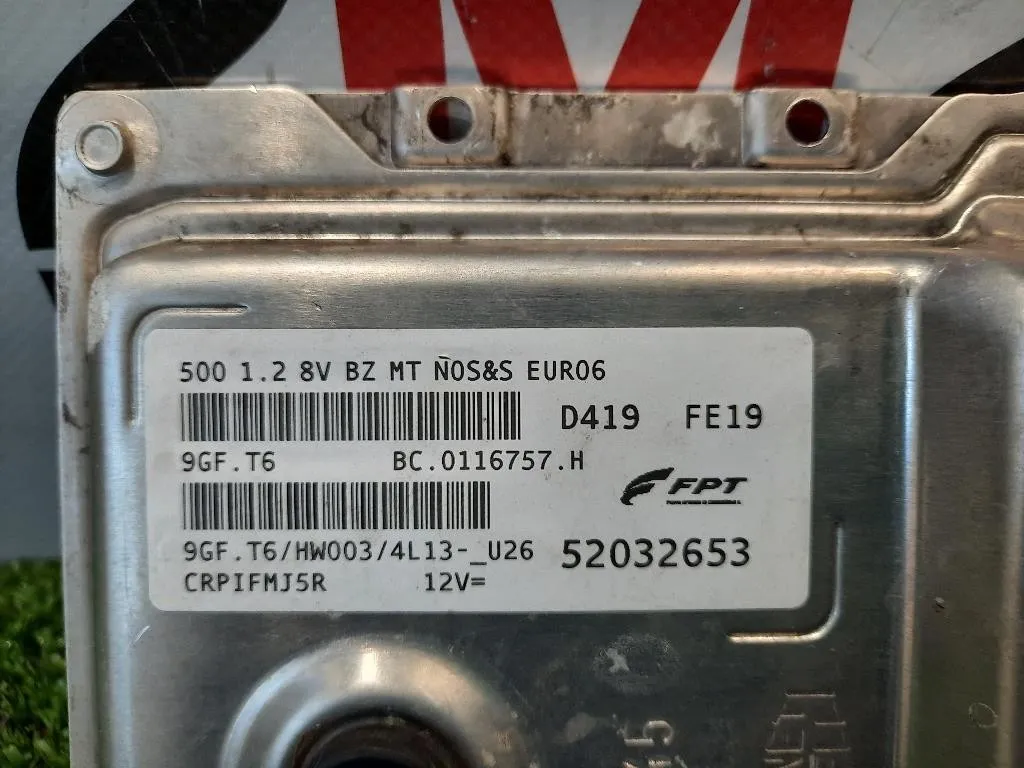 Centralina Iniezione 52032653 Fiat 500 II 2015