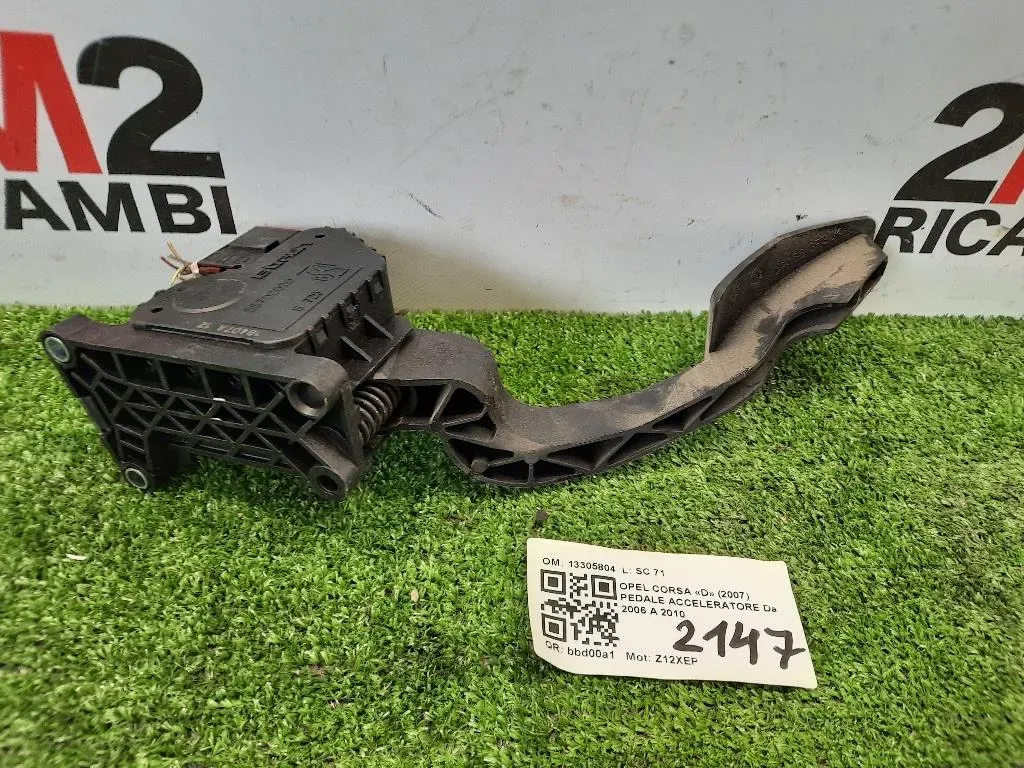 Pedale Acceleratore 13305804 Opel Corsa D 2007