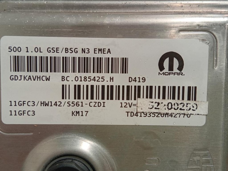 Centralina Iniezione BC0181240A Fiat 500 C 2015