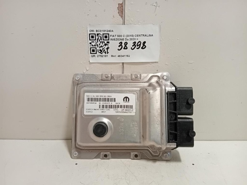 Centralina Iniezione BC0181240A Fiat 500 C 2015