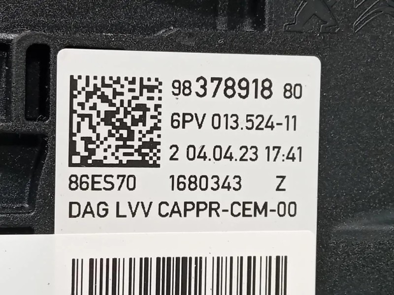 Pedale Acceleratore 98378918 Opel Corsa F 2019