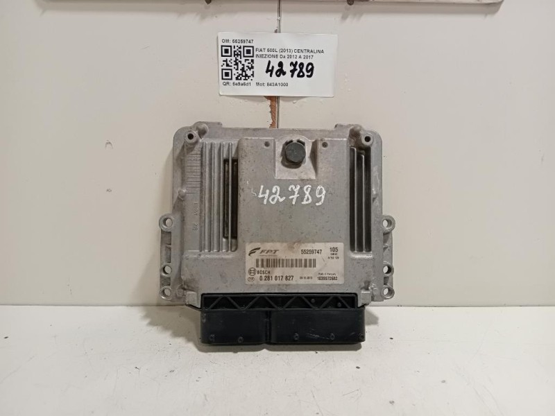 Centralina Iniezione 55259747 Fiat 500L 2013