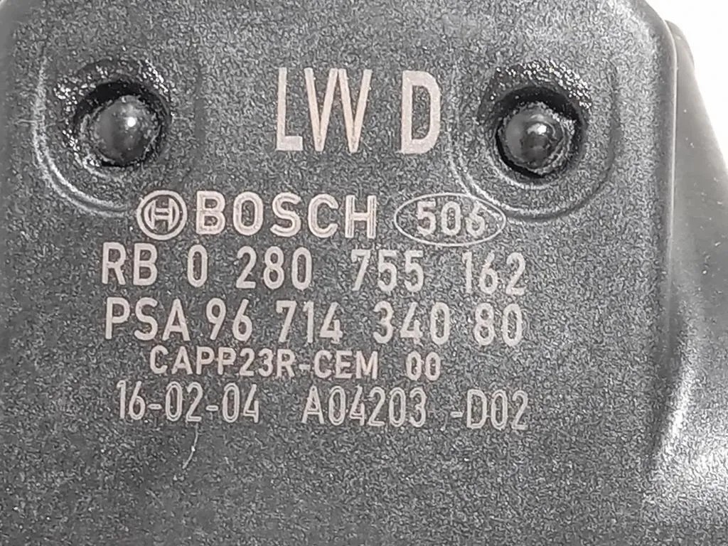 Pedale Acceleratore 9671434080 Peugeot 2008 I 2016