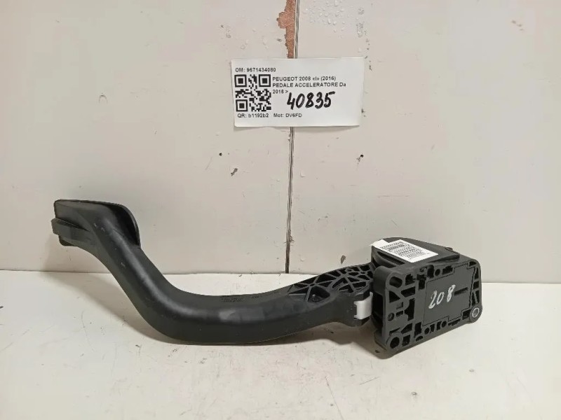 Pedale Acceleratore 9671434080 Peugeot 2008 I 2016