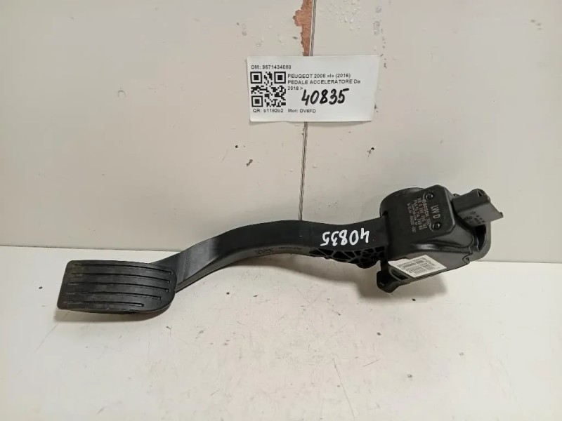 Pedale Acceleratore 9671434080 Peugeot 2008 I 2016