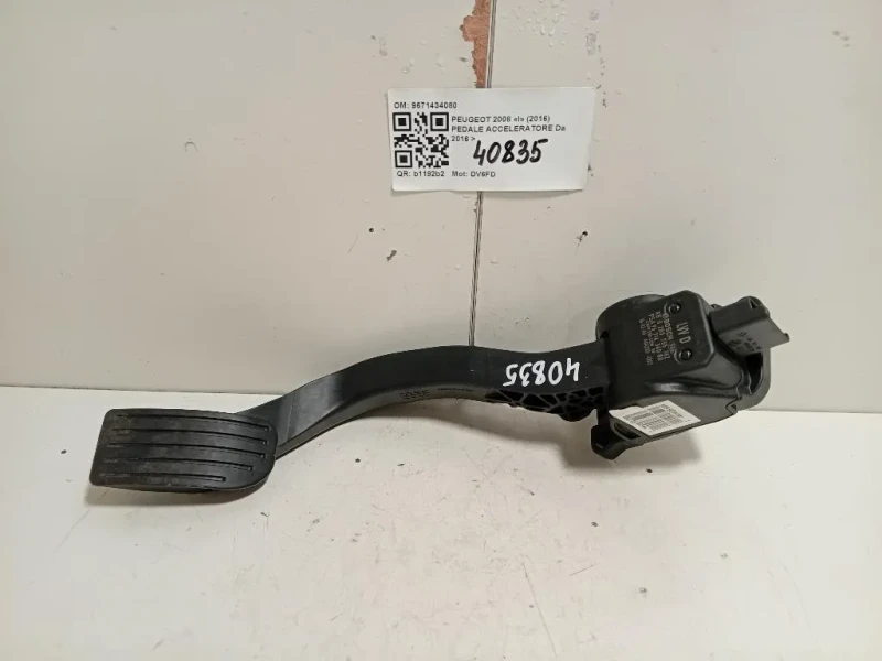 Pedale Acceleratore 9671434080 Peugeot 2008 I 2016