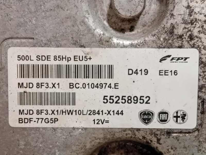 Centralina Iniezione 55258952 Fiat 500L 2013