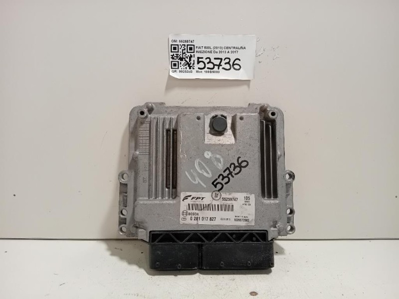 Centralina Iniezione 55259747 Fiat 500L 2013