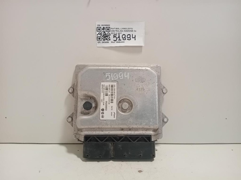 Centralina Iniezione 55258952 Fiat 500L Living 2013