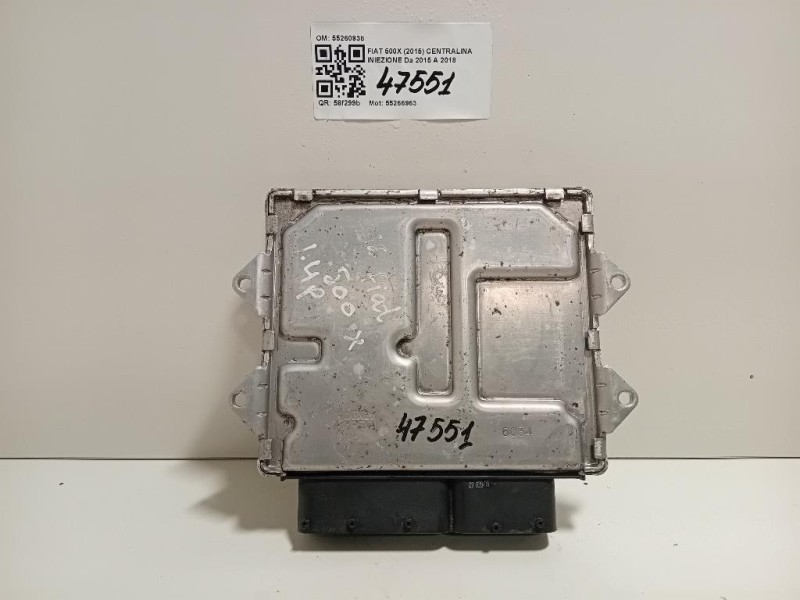 Centralina Iniezione 55260938 Fiat 500X 2015