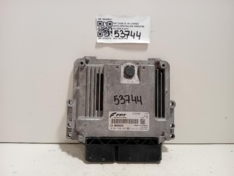 Centralina Iniezione 55265021 Fiat Doblò III Cargo 2010