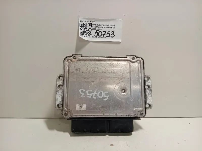 Centralina Iniezione D2341U61L11 Fiat Ducato 250 2007