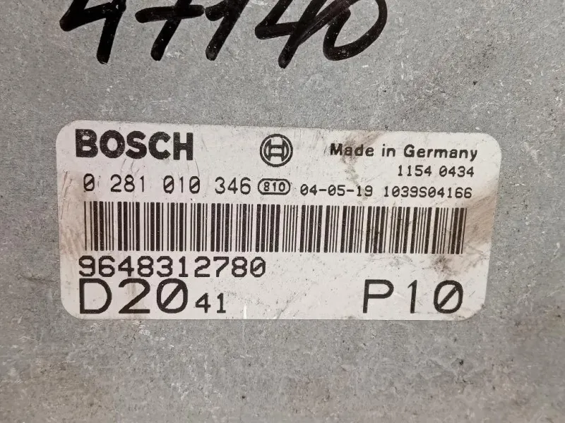 Centralina Iniezione 0 281 0100 346 Fiat Ducato 290 2014