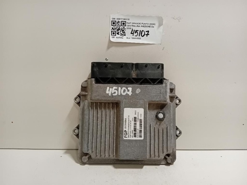 Centralina Iniezione 51781564 Fiat Grande Punto 2006