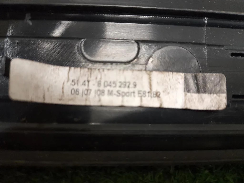 Pedana Battitacco ANT DX 51478045292 M SPORT ANT DX Bmw Serie 1 E82 Coupe 2005