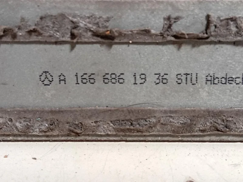 Pedana Battitacco ANT DX A166 686 19 36 SX+DS Mercedes Classe ML W166 2012