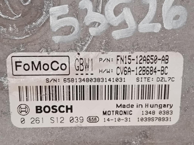 Centralina Iniezione FN15-12A650-AB Ford Ecosport 2013